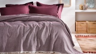 Yataş Bedding Marita 160x230 cm Bordo Nevresim Takımı kullananlar yorumlar